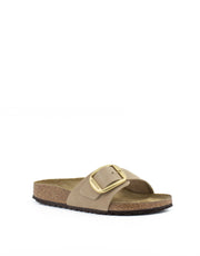 Birkenstock — Madrid Big Buckle Nubuck - Sandcastle Narrow Width