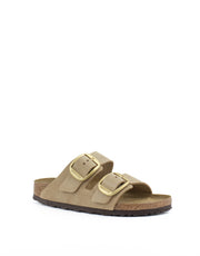 Birkenstock — Arizona Big Buckle Nubuck - Sandcastle Narrow Width