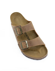 Birkenstock — Arizona Oiled - Cognac Regular Width