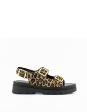 Bos & Co — Cipher Sandal - Leopard Suede