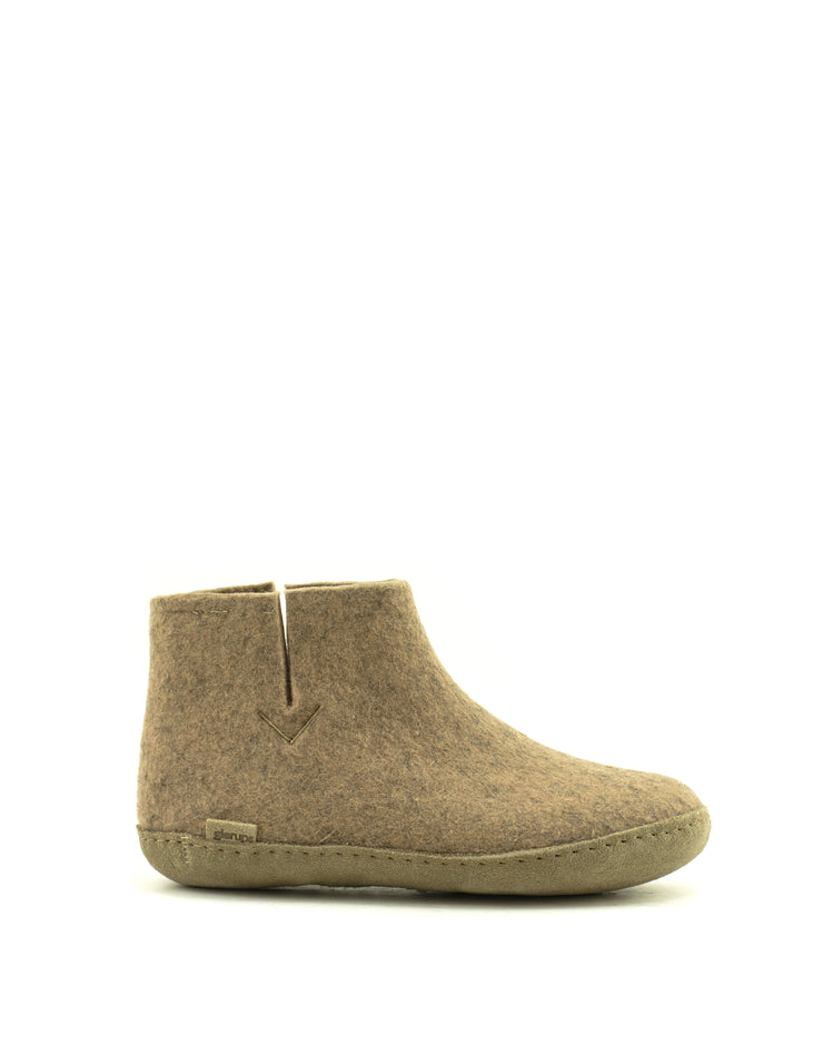 Glerups — Boot Leather Sole-Sand