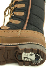 Nexgrip — Ice Margo 4.0 Waterproof Winter Boots W/Ice Cleat - Tan/Black