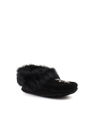 Manitobah — Tipi Suede Moccasin - Black