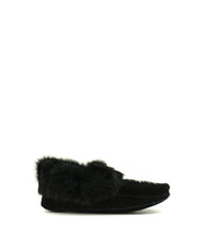 Manitobah — Tipi Suede Moccasin - Black