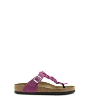 Birkenstock — Gizeh Braided Oiled Leather - Festival Fuchsia