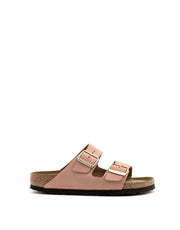 Birkenstock — Arizona Nubuck Soft Footbed - Old Rose Narrow Width