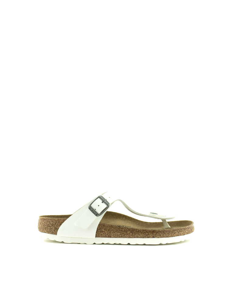 Birkenstock — Gizeh Birko-Flor - White Regular Width