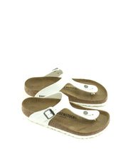 Birkenstock — Gizeh Birko-Flor - White Regular Width