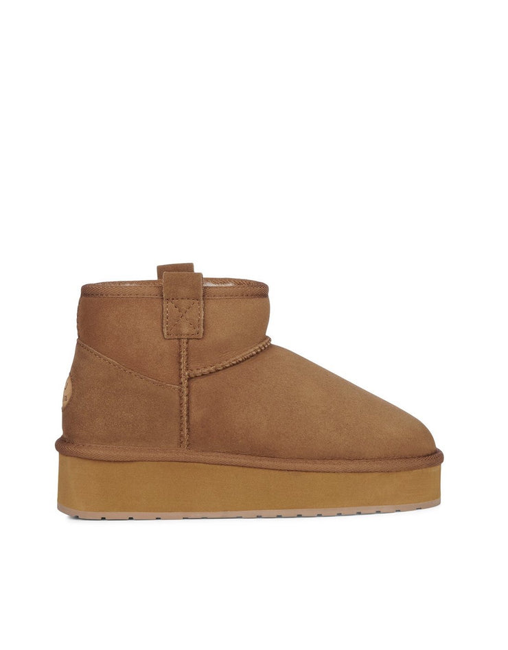 Emu — Foy Platform Boot - Chestnut