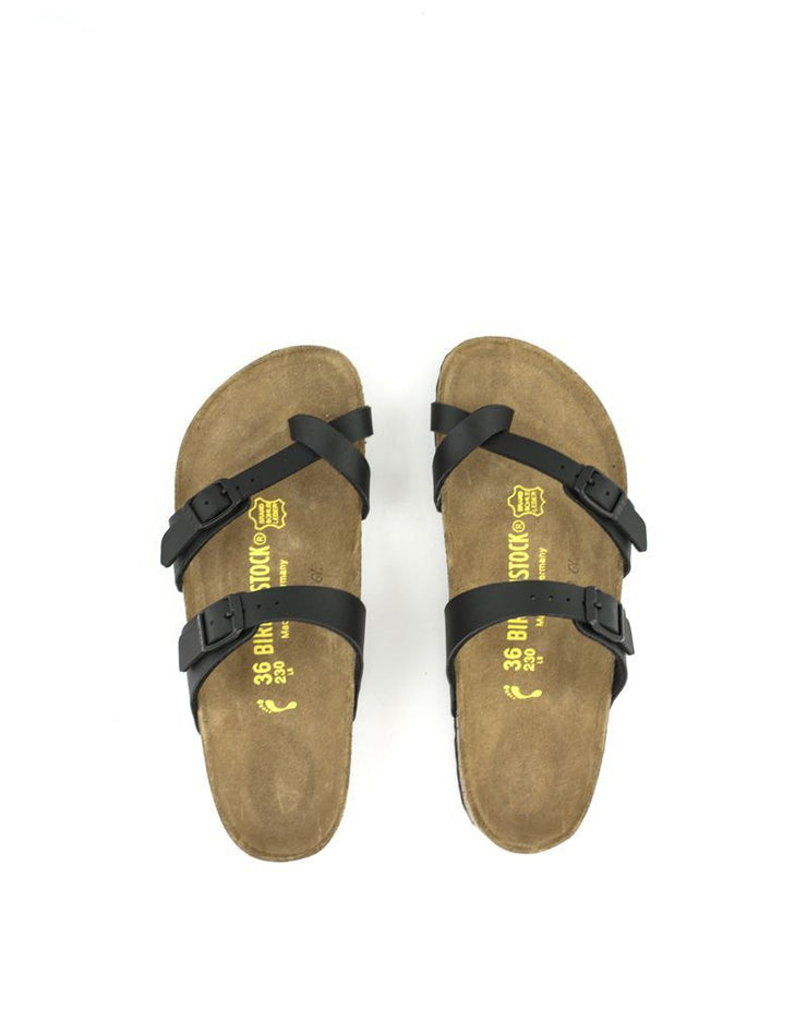 Birkenstock — Mayari Birko-Flor - Black Narrow Width
