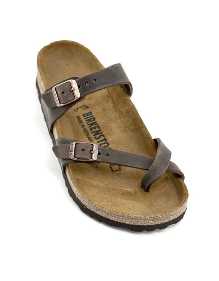 Birkenstock — Mayari Natural Leather - Havana Regular Footbed