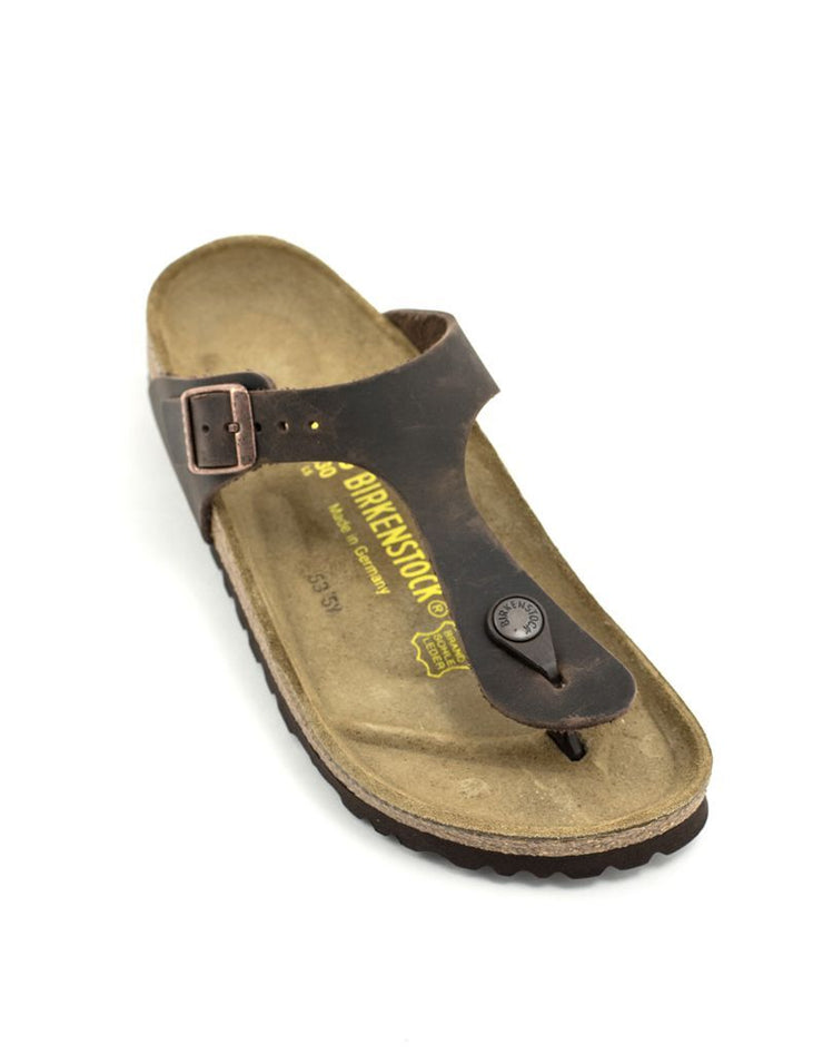 Birkenstock — Gizeh Leather - Habana Narrow Width