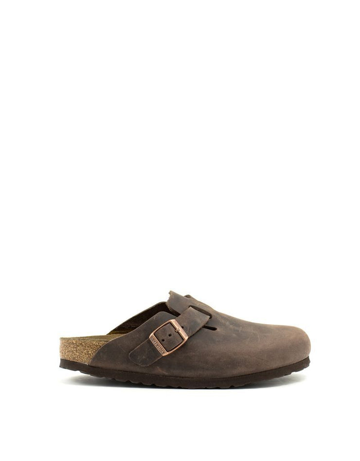 Birkenstock — Boston Leather - Habana Narrow Width