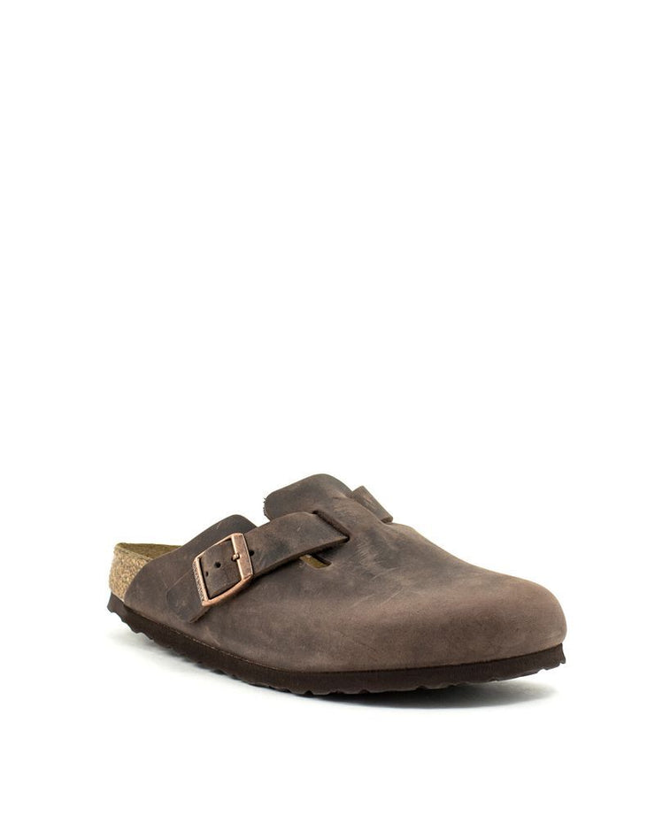 Birkenstock — Boston Leather - Habana Narrow Width