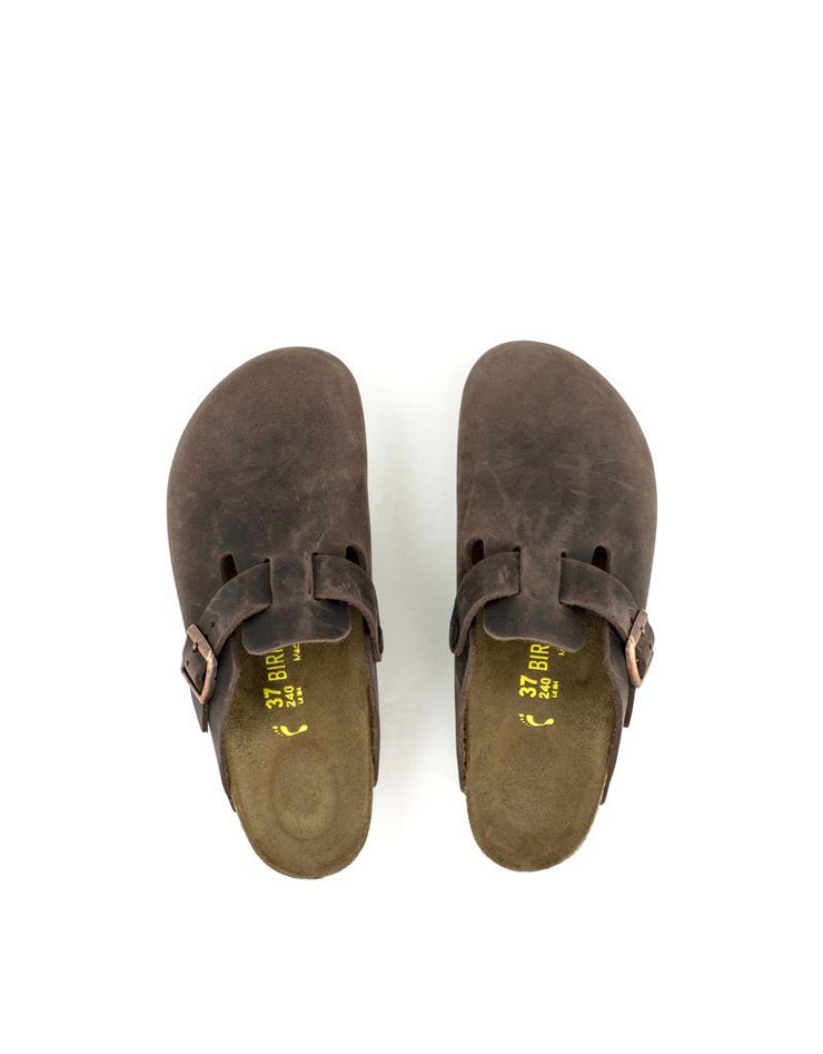 Birkenstock — Boston Leather - Habana Narrow Width