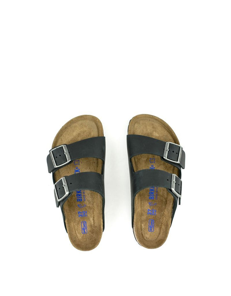 BEMAS 別注 BIRKENSTOCK Arizona オールブラック 42 Birkenstock Men's Arizona Exquisite Black Leather - Tip Top