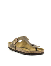 Birkenstock — Gizeh Leather - Tobacco Brown Regular Width