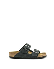 Birkenstock — Arizona Natural Leather - Black Regular Width