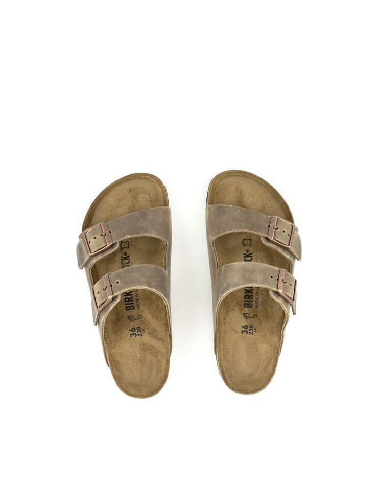 Birkenstock — Arizona Oiled Leather - Tobacco Regular Width