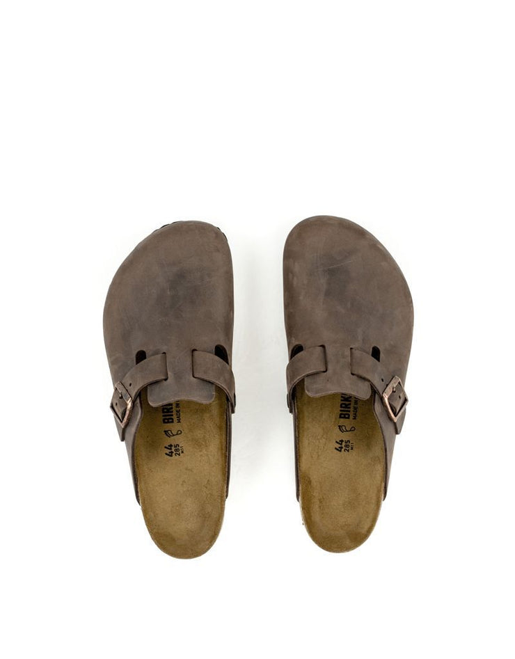 Birkenstock — Boston Leather - Habana Regular Width