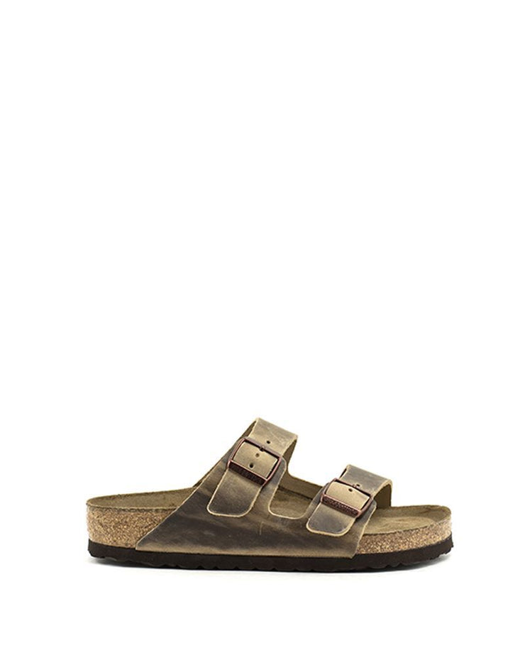 Birkenstock — Arizona Oiled Leather Soft Footbed - Tobacco Regular Width