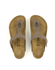 Birkenstock — Gizeh Birko-Flor - Mocca Regular Width