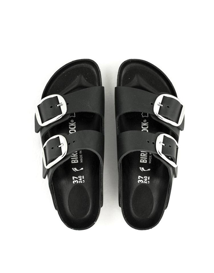 Birkenstock — Arizona Big Buckle Waxy Leather Narrow Width