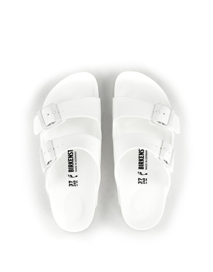 Birkenstock — Arizona EVA Sandal - White Narrow Width