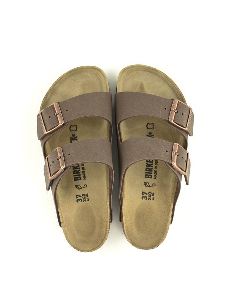 Birkenstock — Arizona Birko Flor - Mocca Regular Width