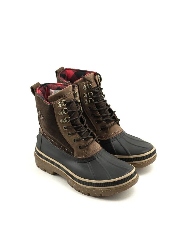 Men’s Sperry  — Ice Bay Boot - Black/Tan