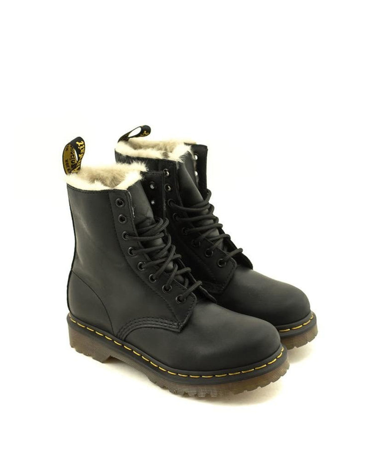 Dr. Martens — 1460 Serena Burnished Wyoming - Black