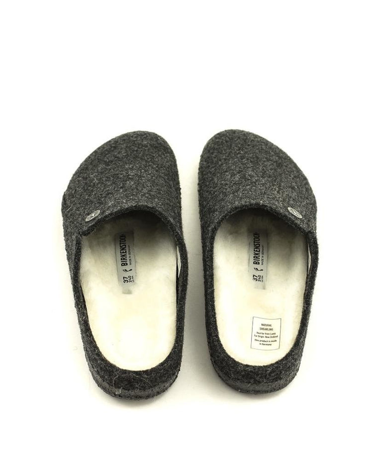 Birkenstock — Zermatt Rivet Slipper - Anthracite Narrow Width