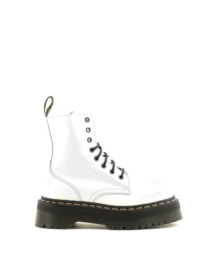 Dr. Martens — Jadon Boot Polished Smooth Leather - White