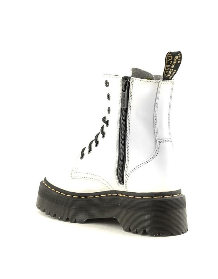 Dr. Martens — Jadon Boot Polished Smooth Leather - White