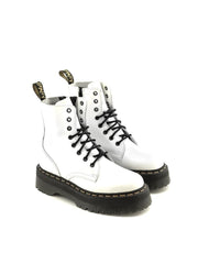 Dr. Martens — Jadon Boot Polished Smooth Leather - White