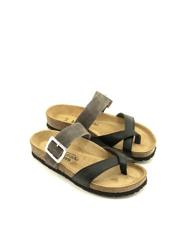 Naot — Fresno Sandal - Blk/Taupe