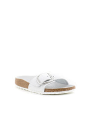 Birkenstock — Madrid Big Buckle Sandal Leather - Natural White Narrow Width