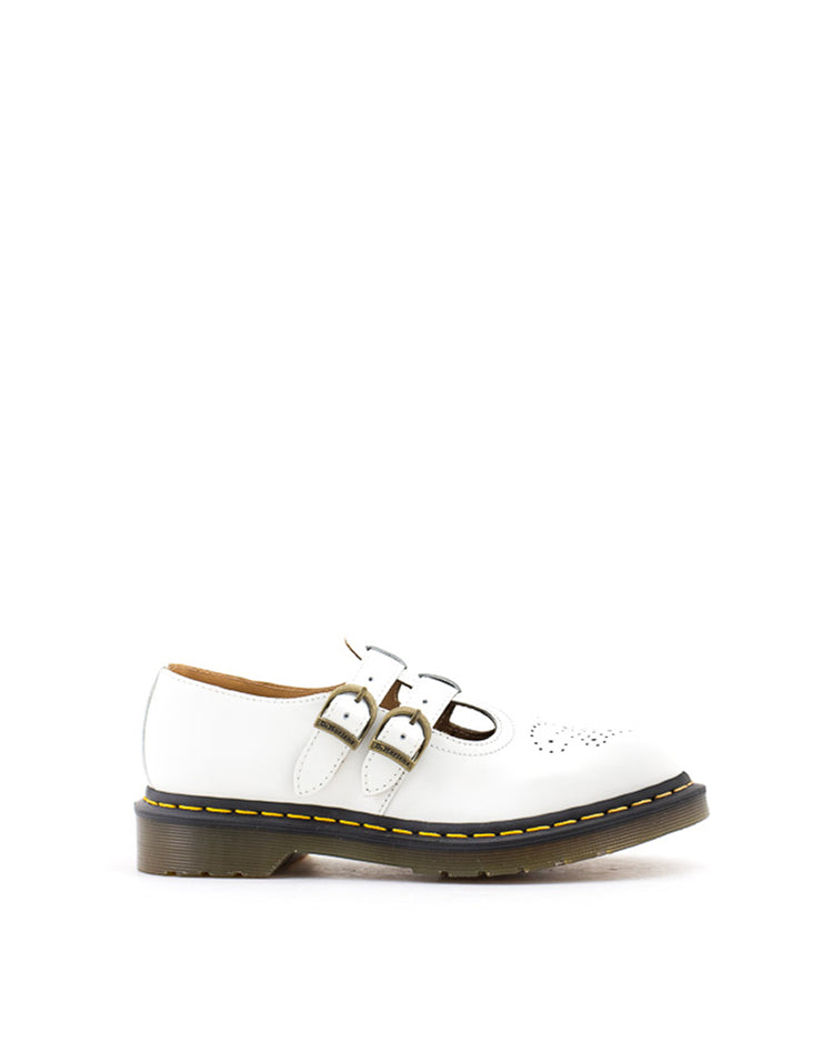 Dr. Martens — 8065 Mary Jane Smooth - White