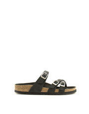 Birkenstock — Franca FL Hex - Black Narrow Width