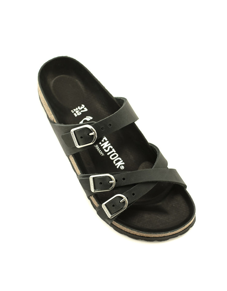 Birkenstock — Franca FL Hex - Black Narrow Width