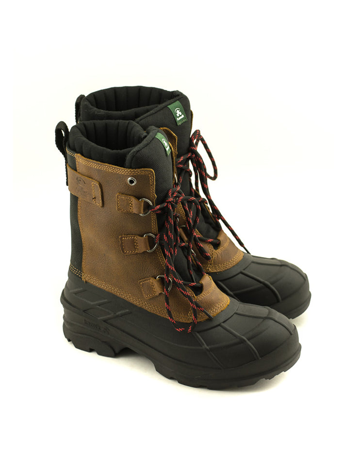 Men s Kamik Alborg Waterproof Winter Boot Brown Shoe La La
