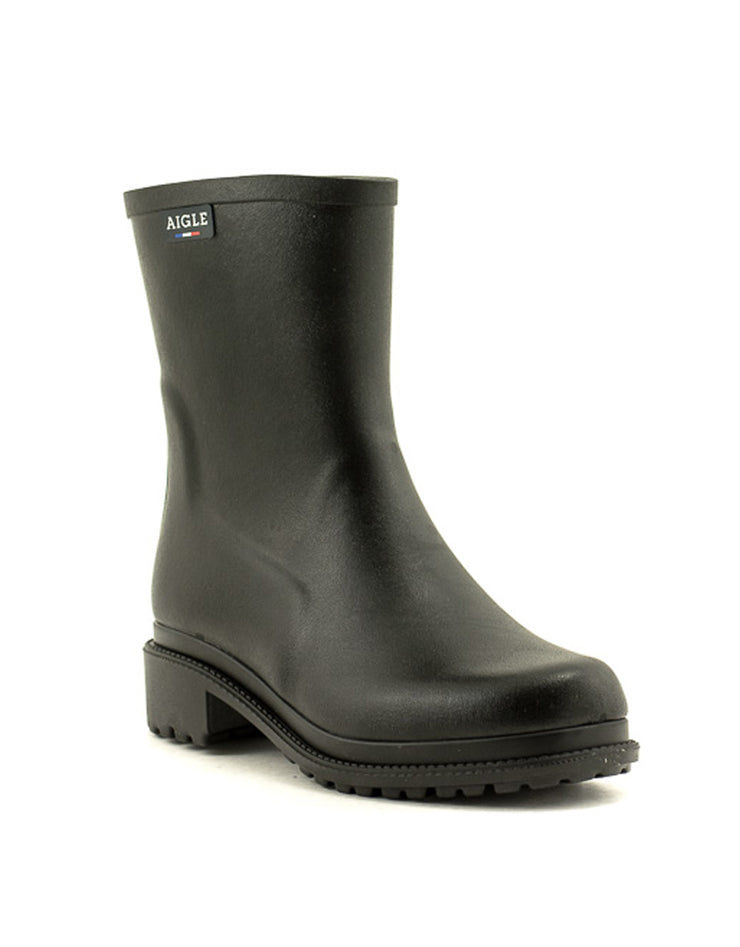 Aigle — Fulfeel Mid Rain Boot - Black