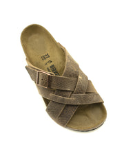 Birkenstock — Lugano LENB Camberra Leather - Tobacco Regular Width