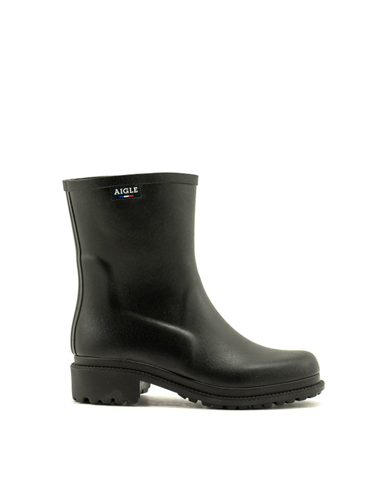 Aigle — Fulfeel Mid Rain Boot - Black