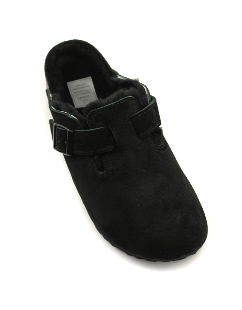 Birkenstock Boston Shearling Black Narrow 36