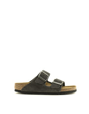 Birkenstock — Arizona Suede Soft Footbed - Velvet Gray Narrow Width