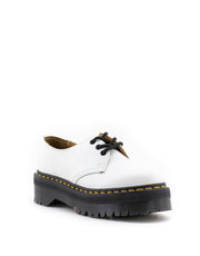 Dr. Martens — 1461 Quad 3 Eyelet Shoe - White Smooth