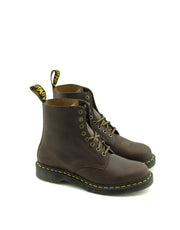 Men's Dr. Martens — 1460 Pascal Dark Brown Wild Buck 8 Eyelet Boot