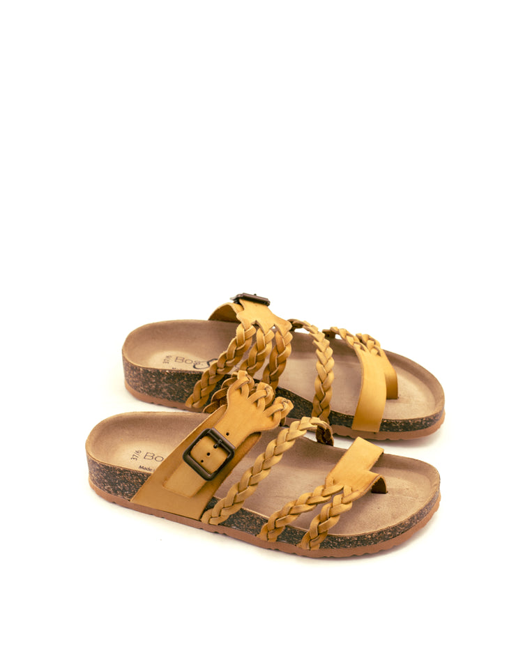 Bos & Co — Sabina Sandal - Yellow