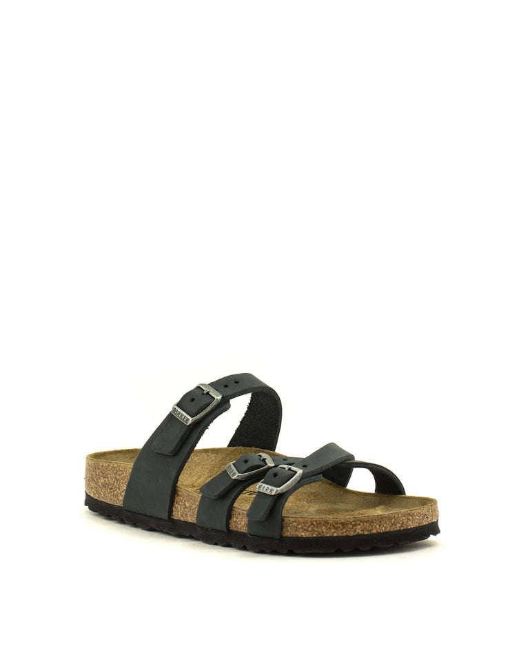 Birkenstock — Franca FL - Black Narrow Width